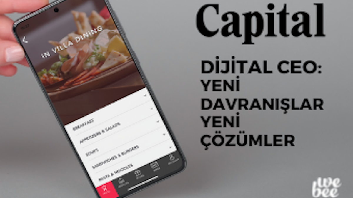 <p class='categories'>WeBee ve Otel Sektöründen Son Haberler</p><h5 class='article_title'>Capital Temmuz Sayısı Dijital CEO’lar</h5>