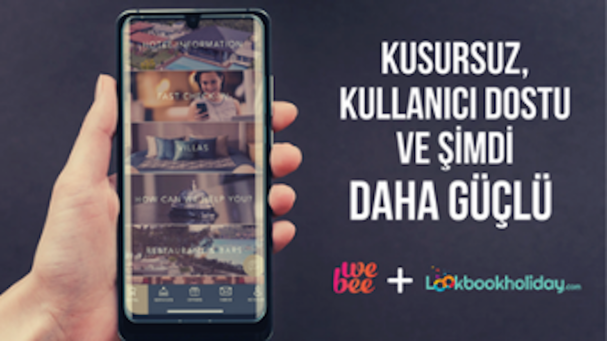 <p class='categories'>WeBee ve Otel Sektöründen Son Haberler</p><h5 class='article_title'>WeBee ile LookBook Holiday’den Stratejik İşbirliği</h5>