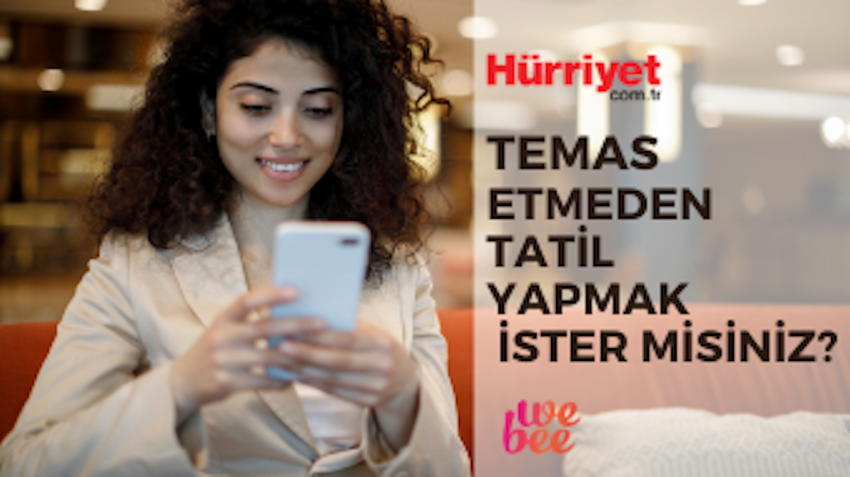 <p class='categories'>WeBee ve Otel Sektöründen Son Haberler</p><h5 class='article_title'>Temas etmeden tatil yapmak ister misiniz?</h5>
