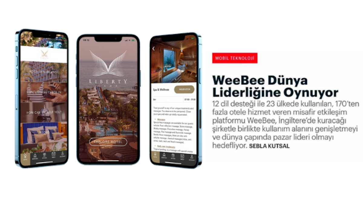 <p class='categories'>WeBee ve Otel Sektöründen Son Haberler</p><h5 class='article_title'>WeBee Dünya Liderliğine Oynuyor</h5>