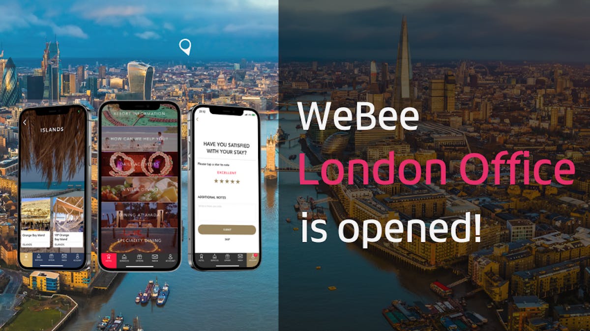 <p class='categories'>Latest News from WeBee and Hotel Industry</p><h5 class='article_title'>WeBee Opened its London office</h5>